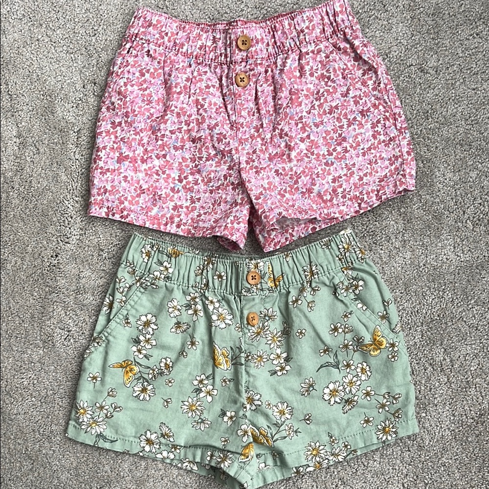 NWOT OshKosh cotton linen shorts (bundle of 2)